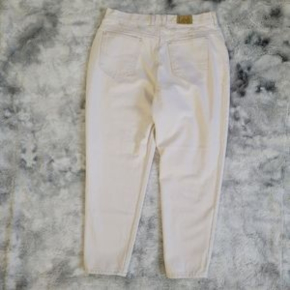 Vintage USA Made Lee Tapered Leg High Waisted Jeans 36.5 - Picture 2 of 16